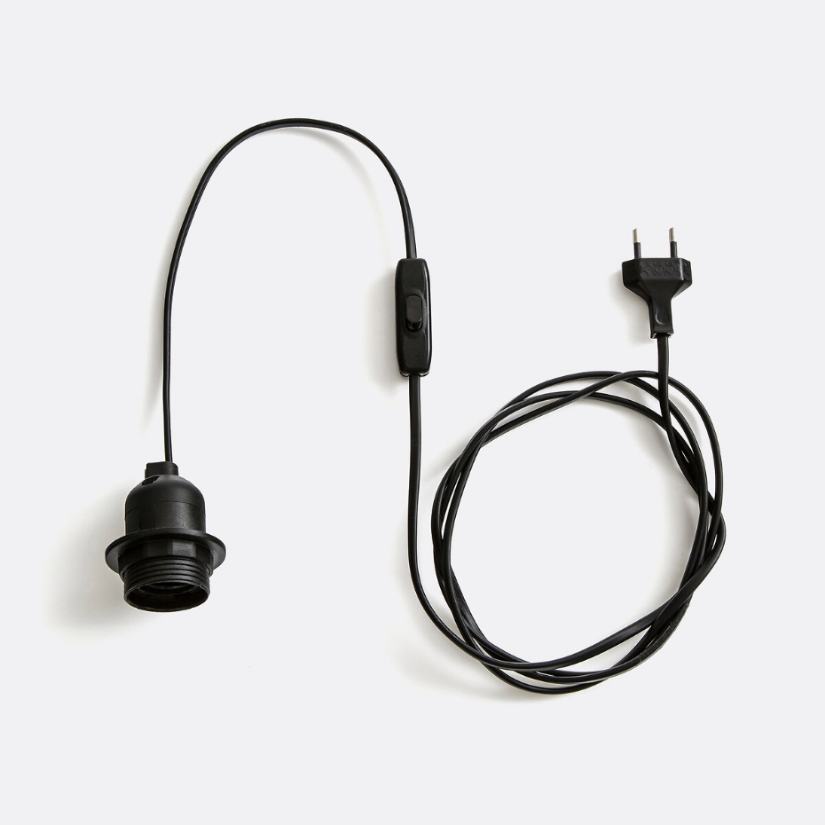 Câble électrique pour applique douille E27 Baulind