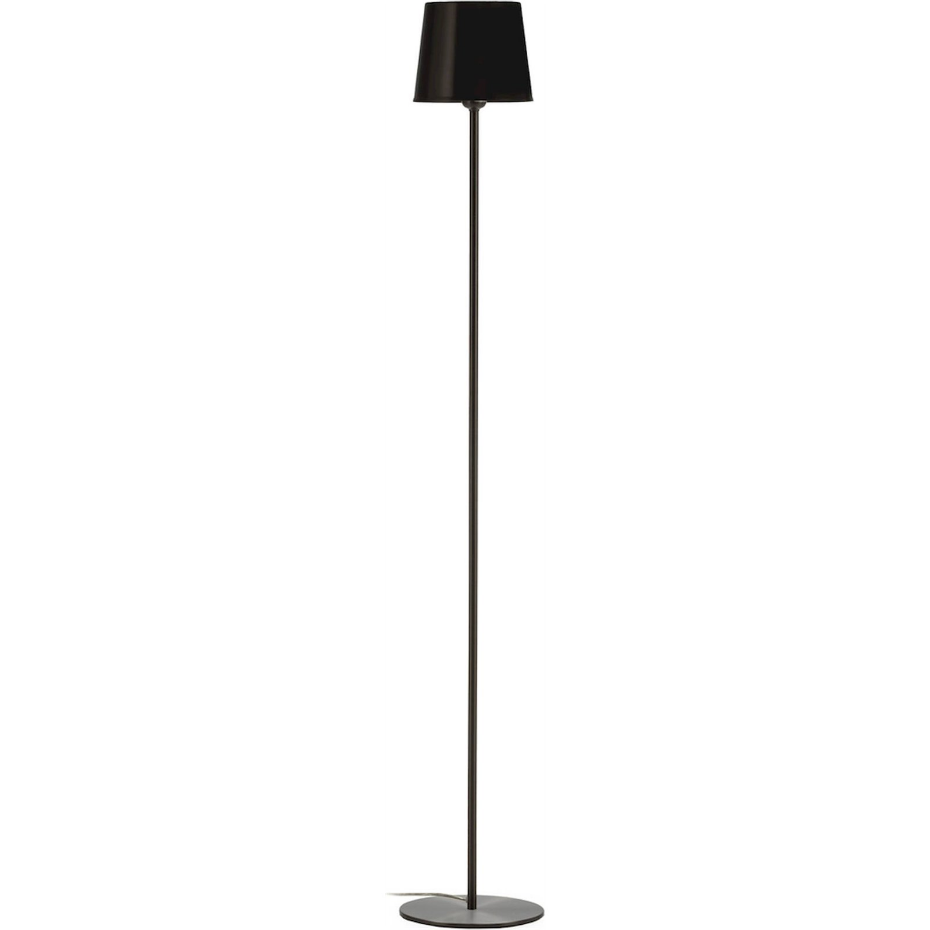 Lampadaire rond en fer avec abat-jour moderne