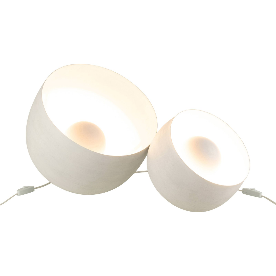 Lampe de chevet en métal forme ronde
