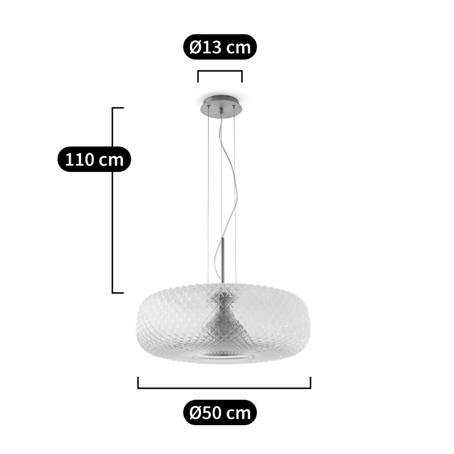 Suspension simple Ø50 cm, Mistinguett