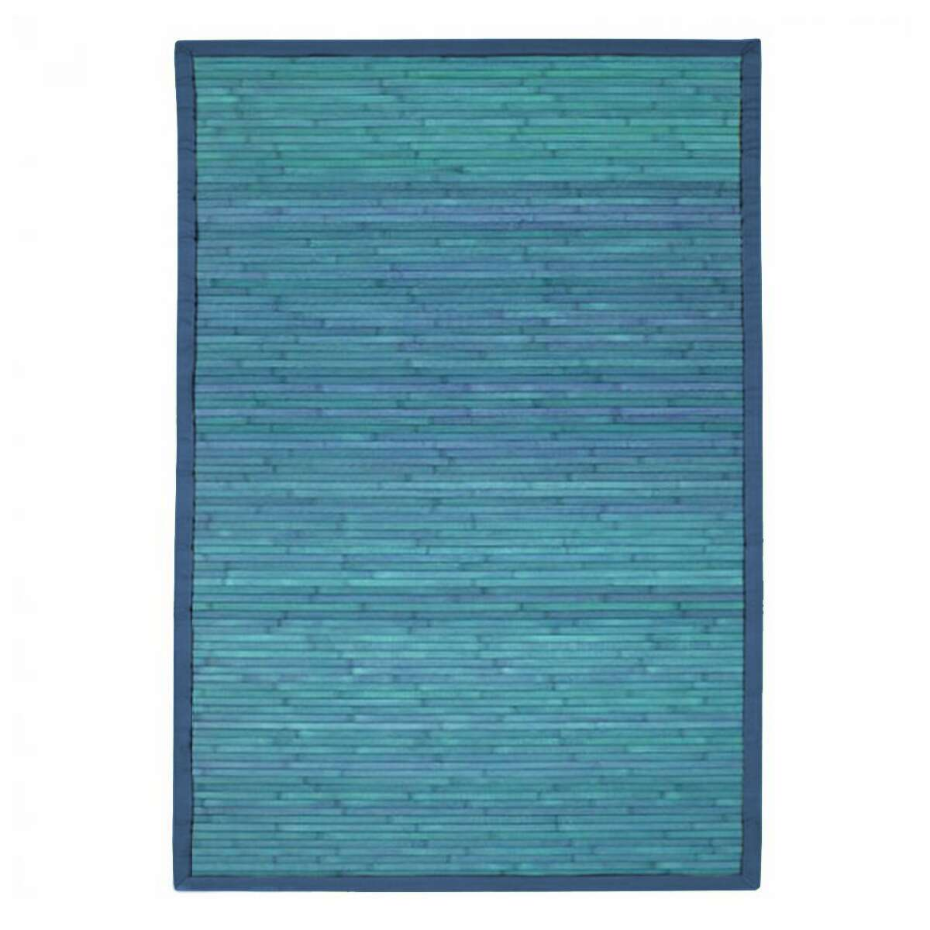 Tapis en bambou larges lattes ganse SOLO BAMBOO