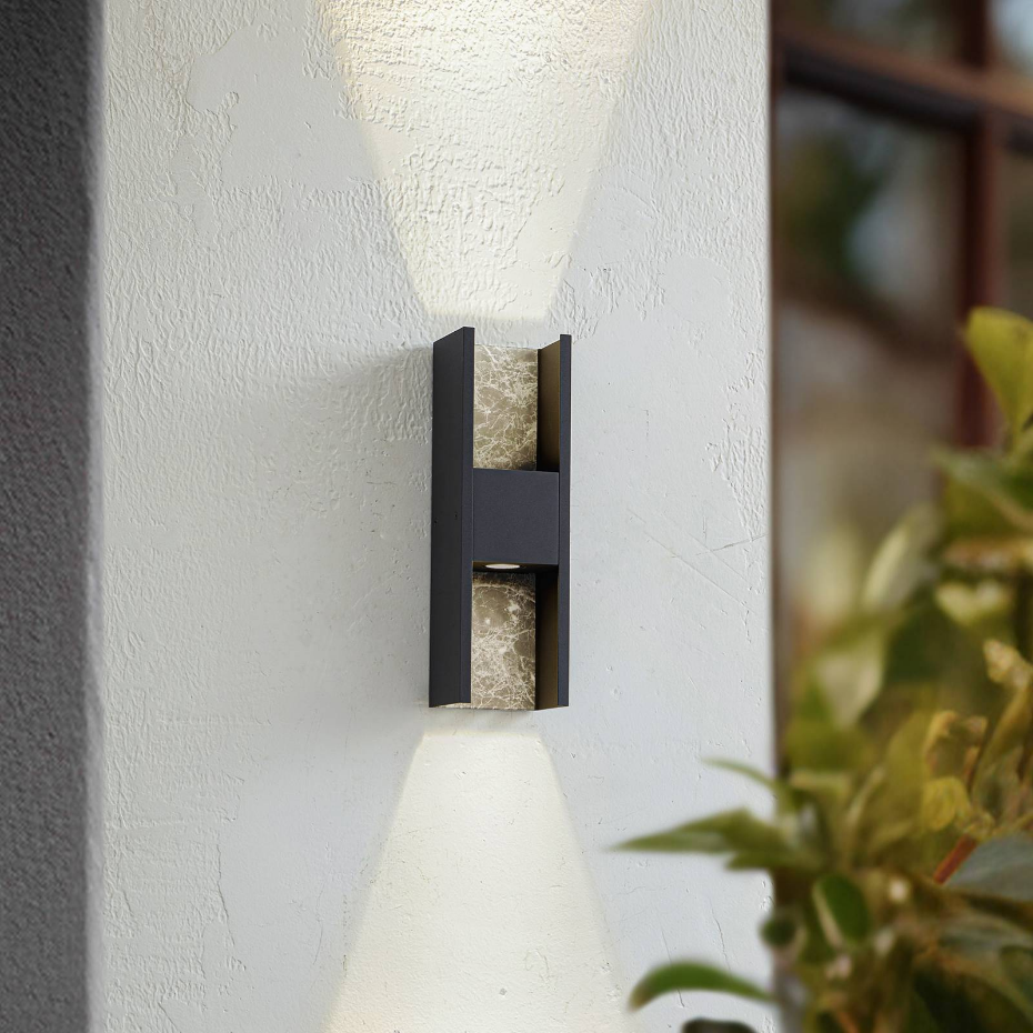 Applique extérieure en aluminium moderneLED