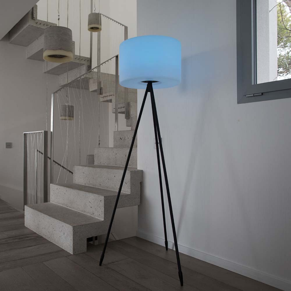 Lampadaire d'extérieur sans fil TAMBOURY RGB H150cm