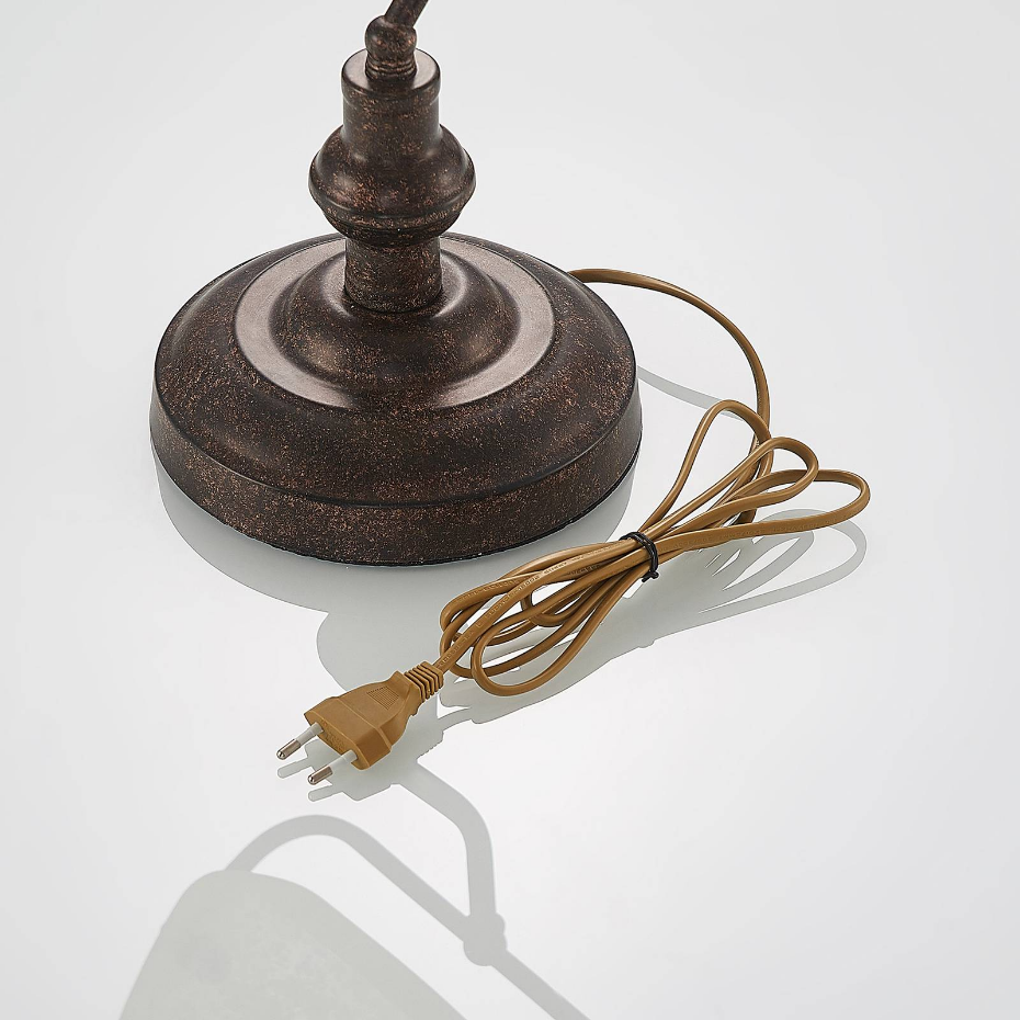 Lampe à poser en métal antique, Profina