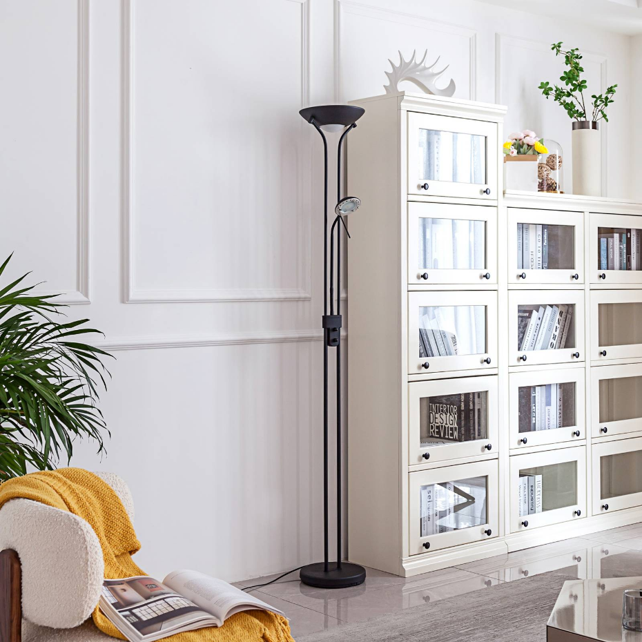 Lampadaire en métal moderneLED, Josefin