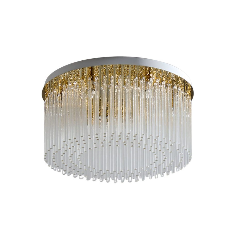 Plafonnier chic doré - SANDRILLA