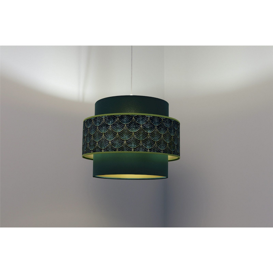 Suspension extérieure en velours à motif fleuri Doblo