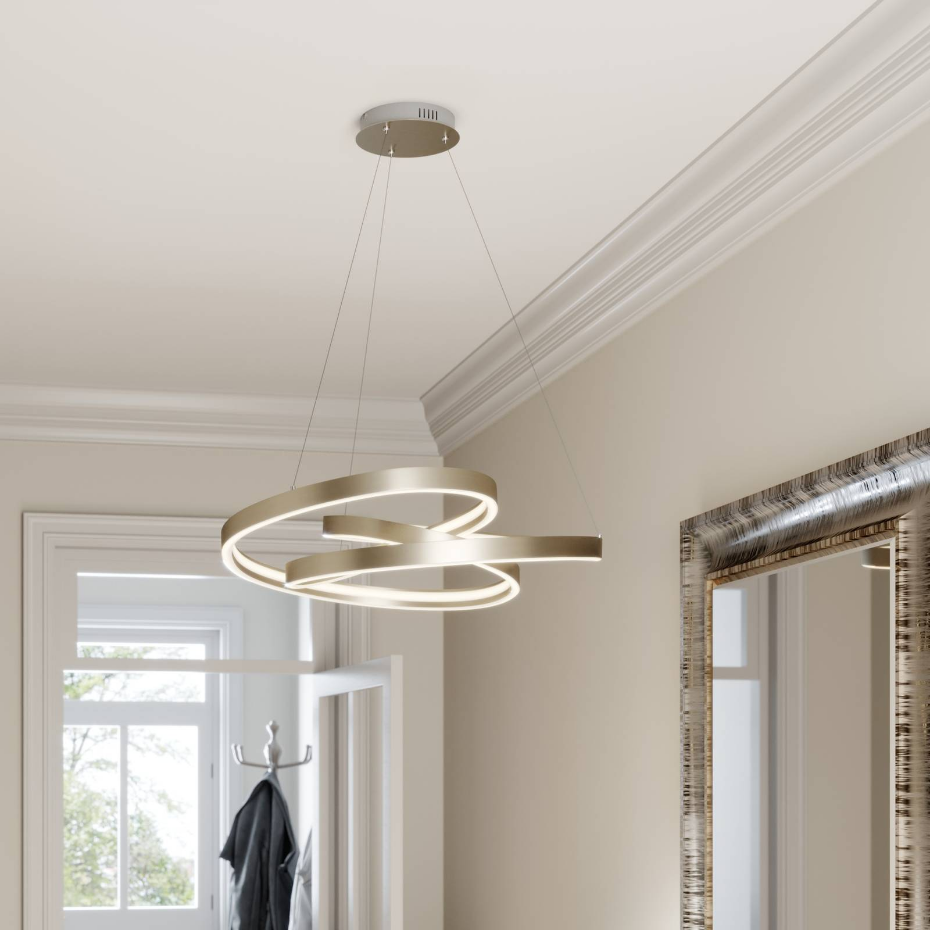 Suspension en aluminium moderneLED, Gunbritt