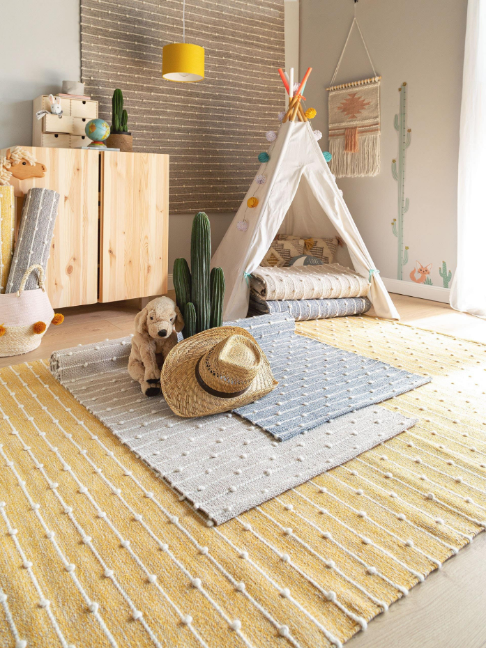 Tapis enfant tissé main LUPO