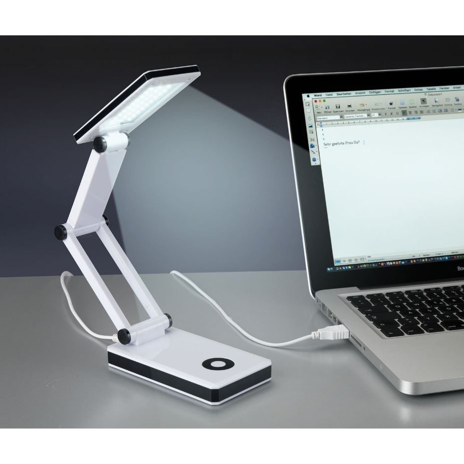 Lampe LED de bureau pliante Oka