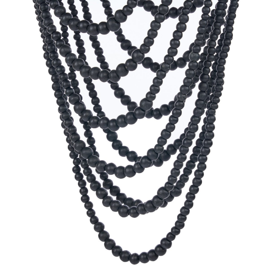 Suspension en bois et fer WOODEN BEAD