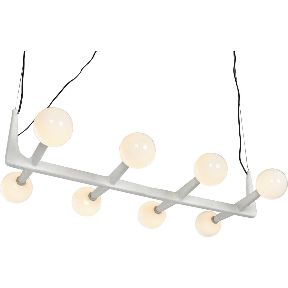 Suspension en métal et verre style boule Moderno