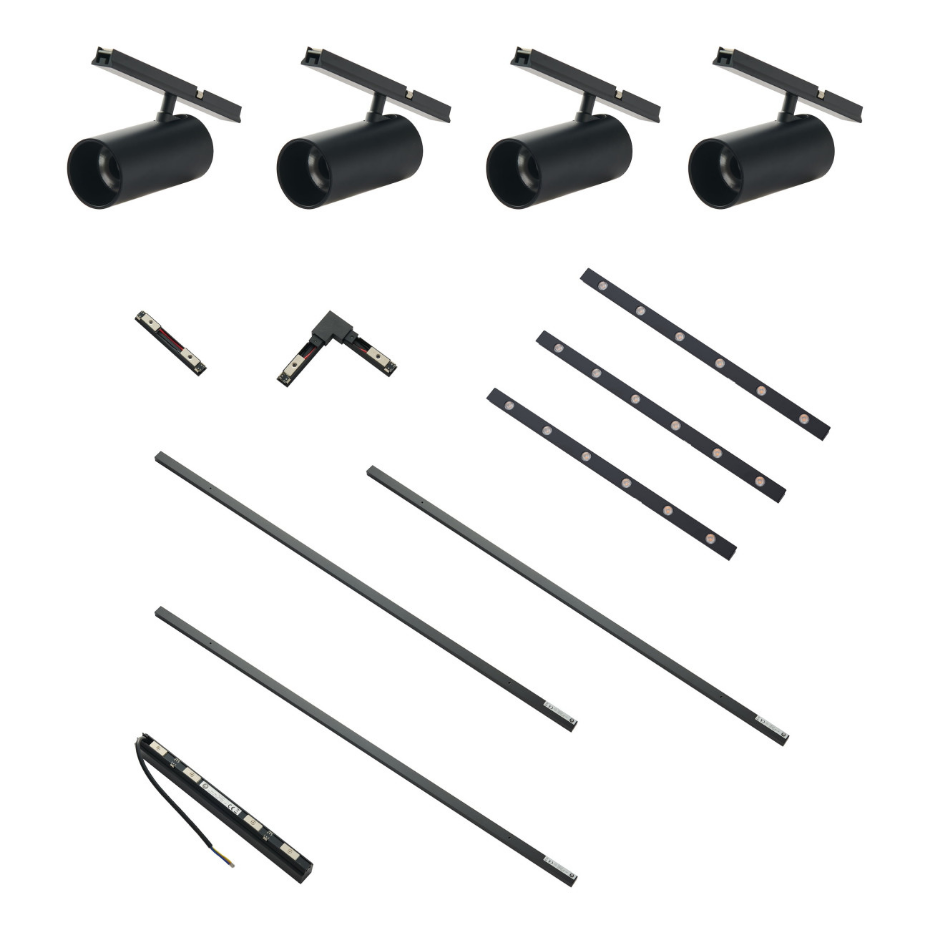 Kit rail magnétique 84W en L - LYNE