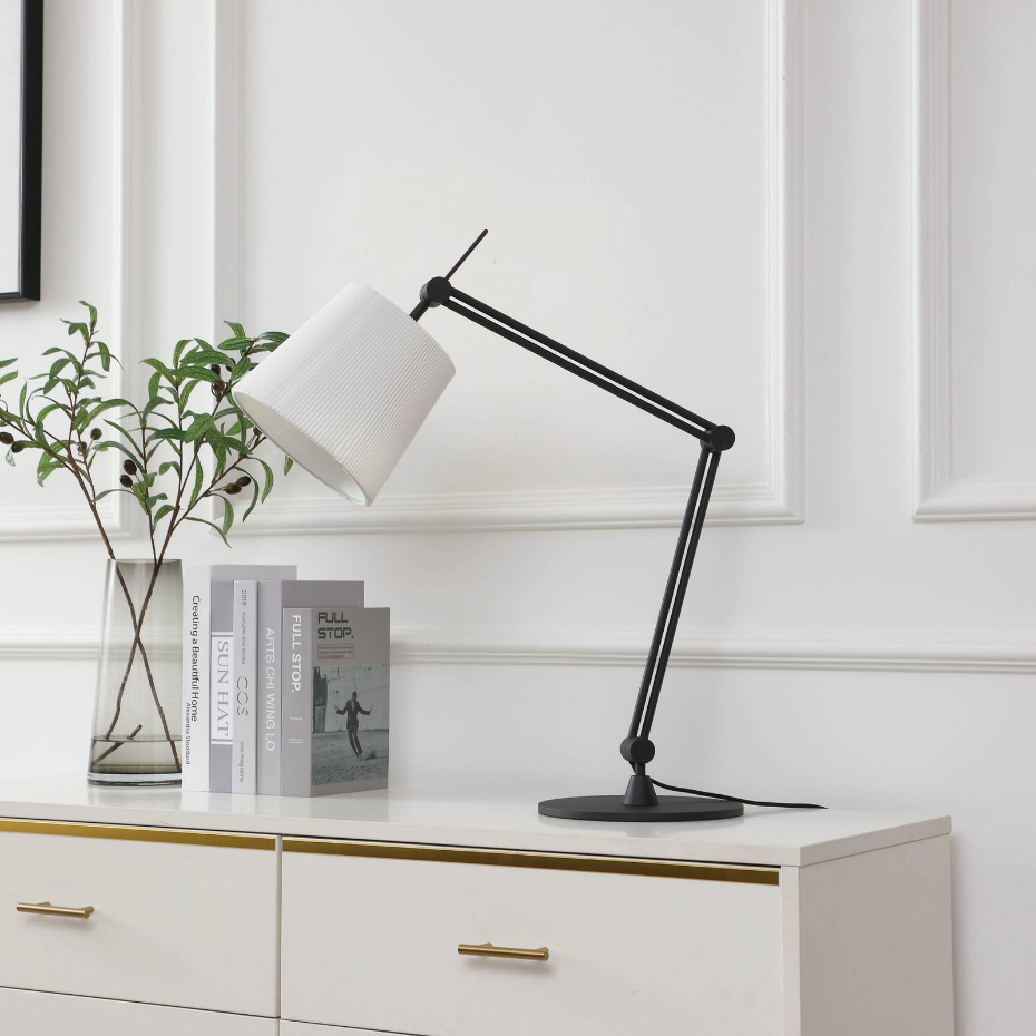 Lampe à poser en métal moderne, Caelia