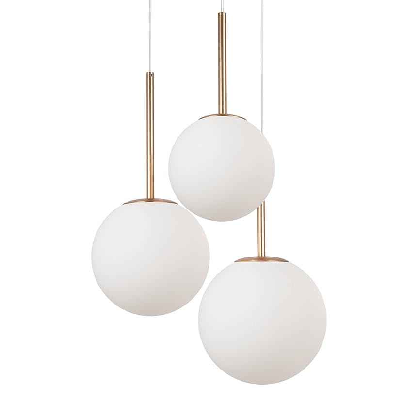 Suspension 3 globes en grappe ajustables DELTONA