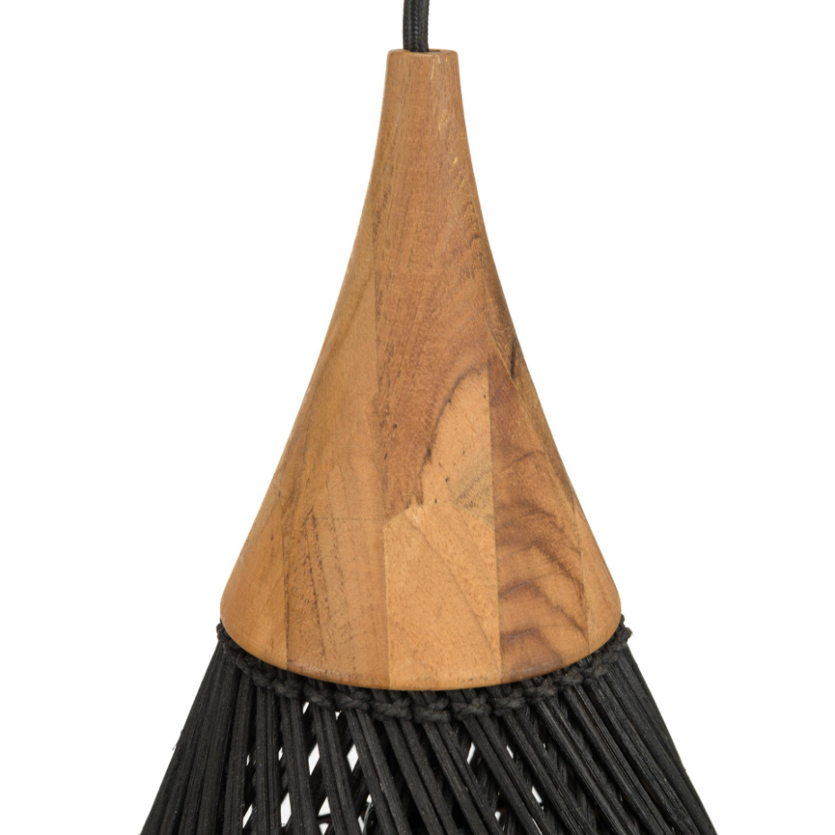 Suspension goutte en rotin 25cm FOLELLI