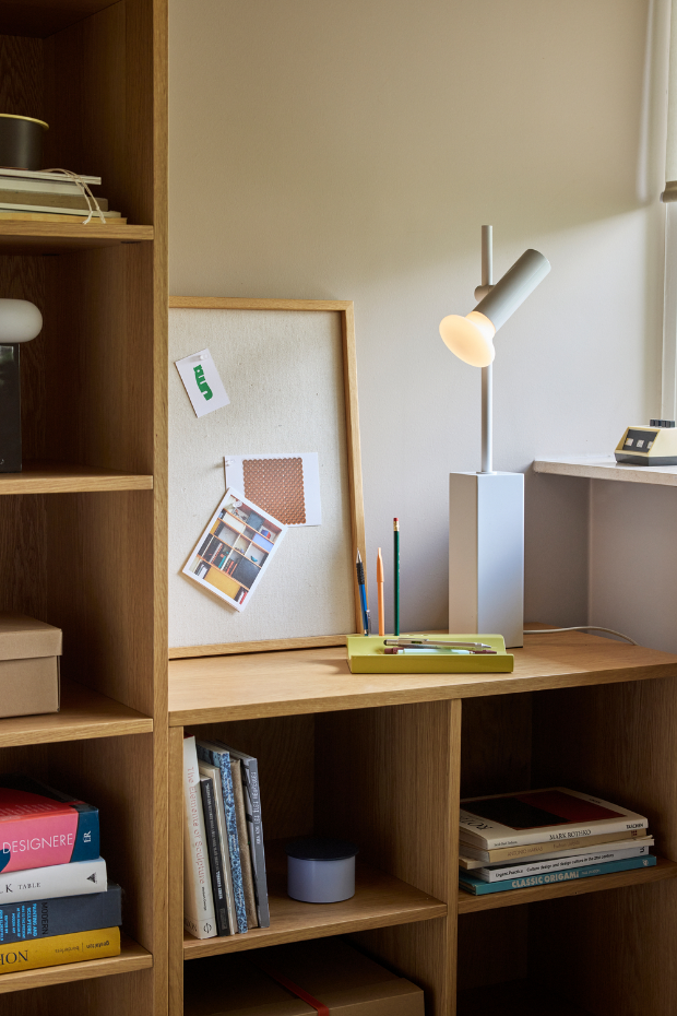 Lampe de table en fer et verre SET