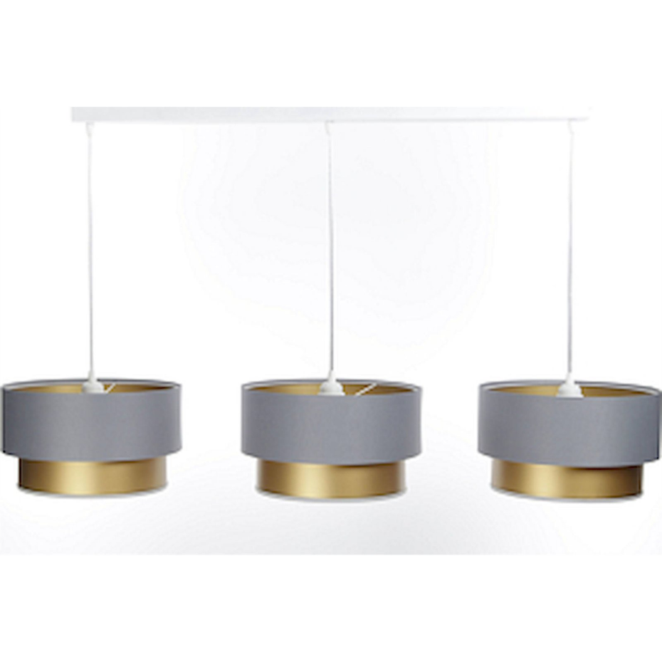 Suspension rectangulaire en PVC effet satiné Duo ellegant