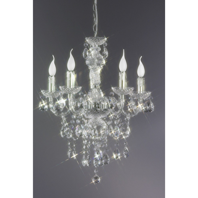 Lustre baroque en acrylique, LUSTER