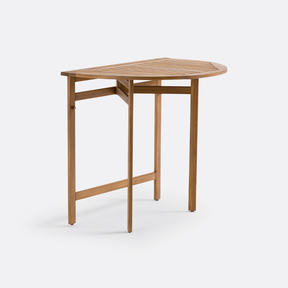 Set de balcon table + 2 chaises en acacia, Alata