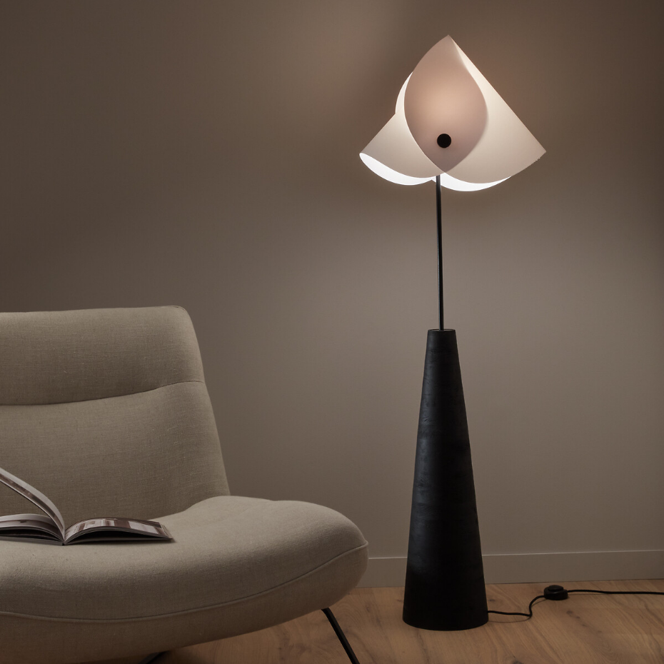 Lampadaire, Orukami, design Emmanuel Gallina
