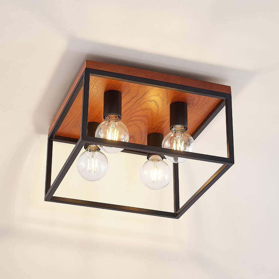 Plafonnier en bois moderne, Miravi
