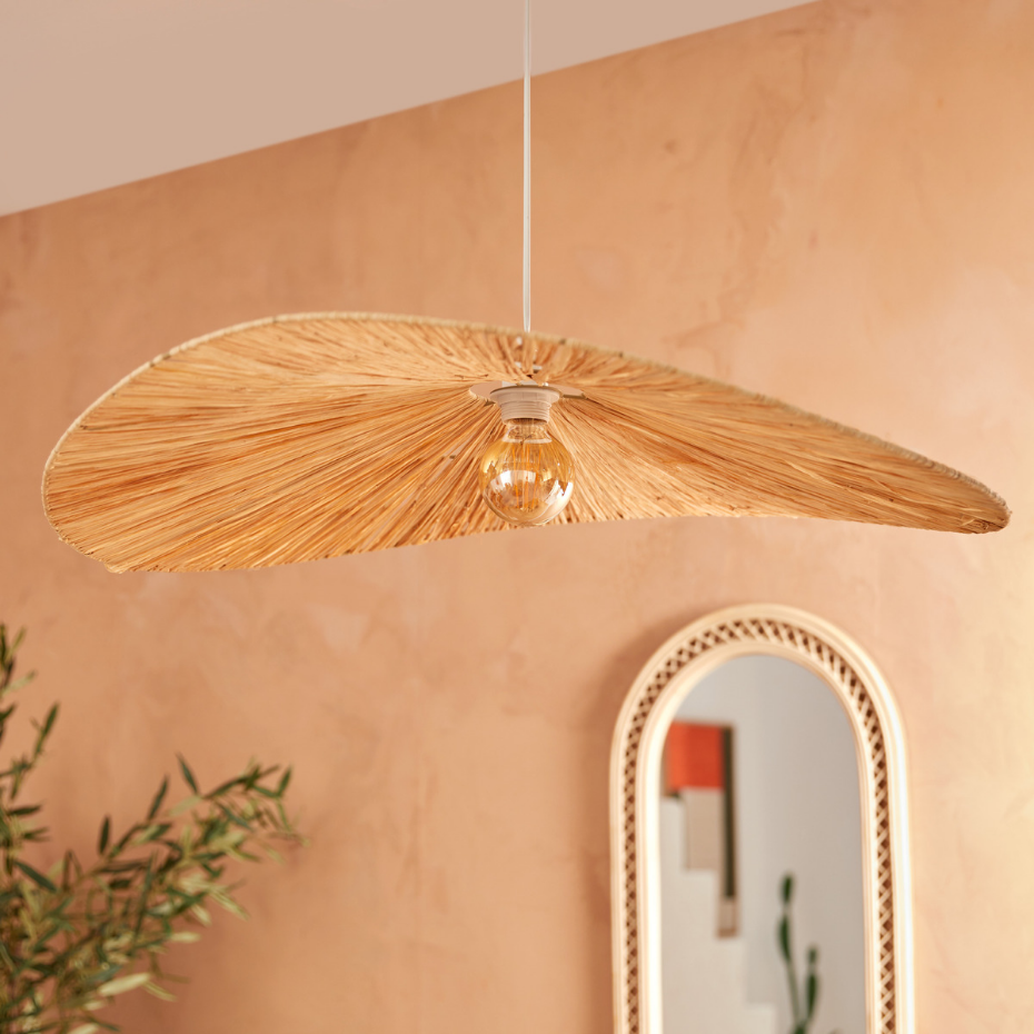 Suspension raphia naturel ORANE