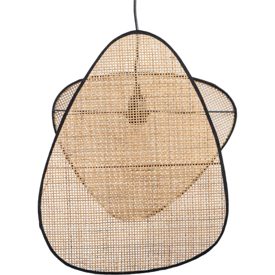 Suspension en bambou forme organique bord