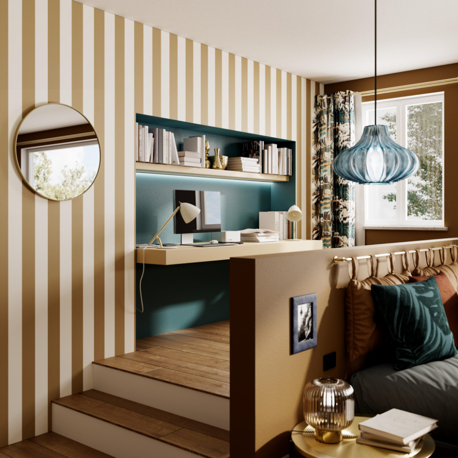 Lampe de bureau en fer, GRANMA