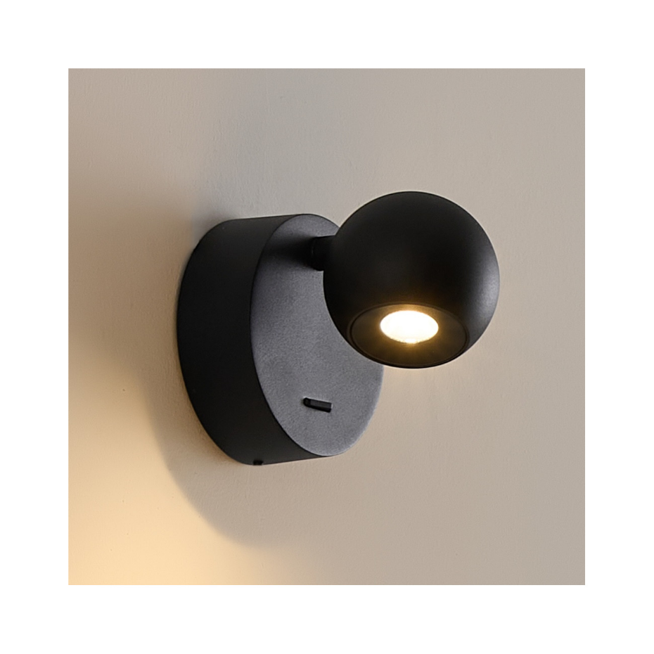 Liseuse murale compacte LED intégrée - LOËN