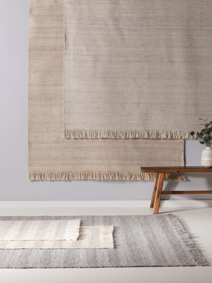 Tapis de laine tissé main LARS