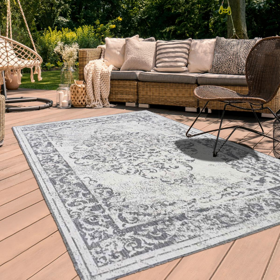 Tapis extérieur, kilim reversible LYN2 AP REVERSIBLE