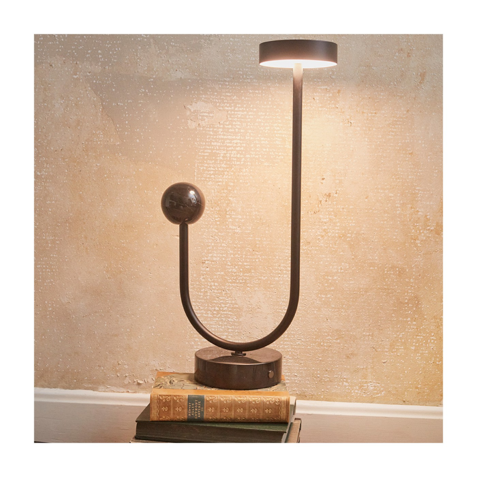 Lampe de table en marbre Grasil