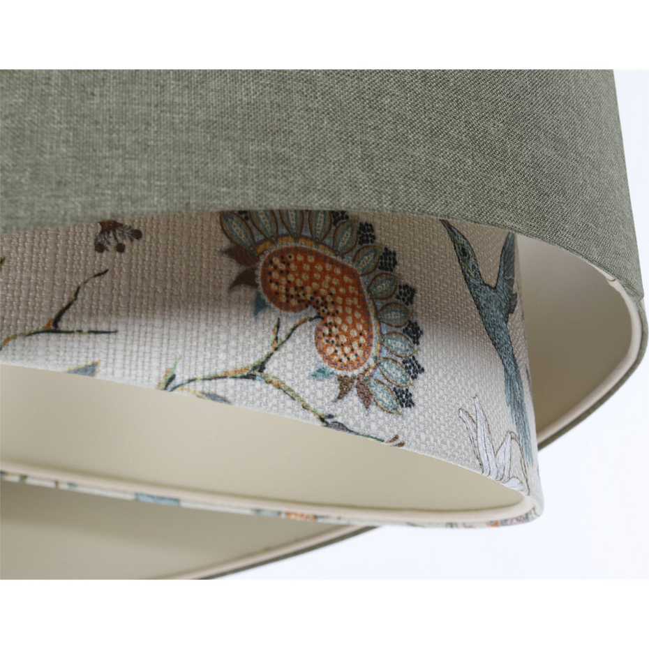 Suspension ronde en tissu style bohème Boho
