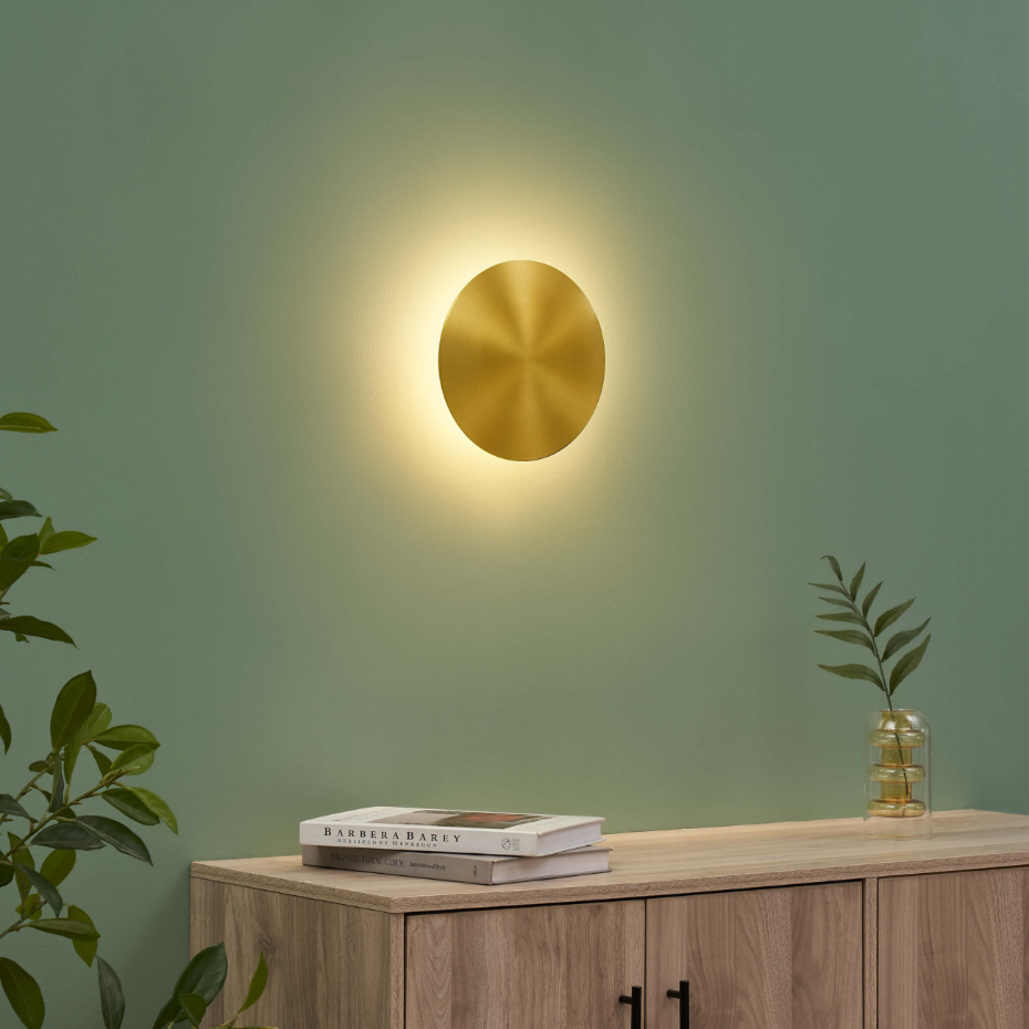 Applique dorée avec LED intégrée - DORÉNIS