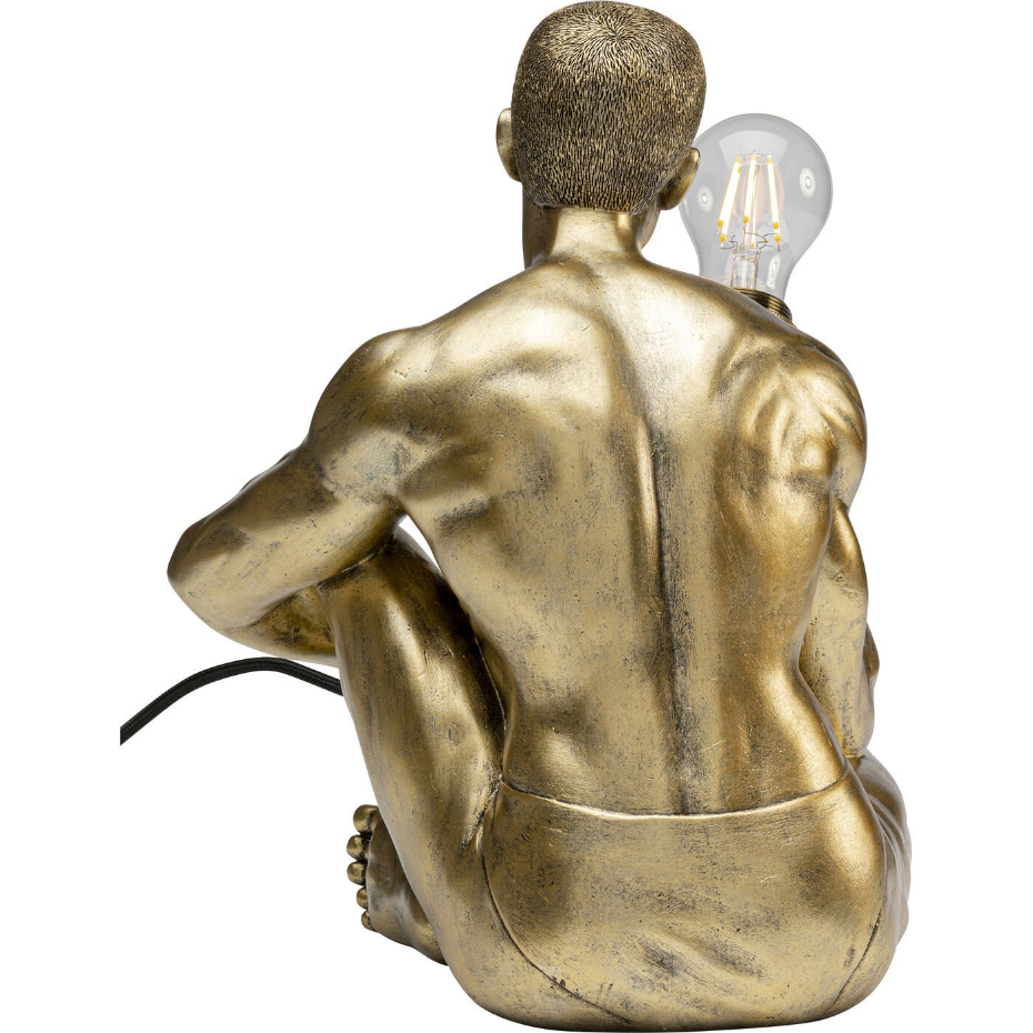Lampe homme assis