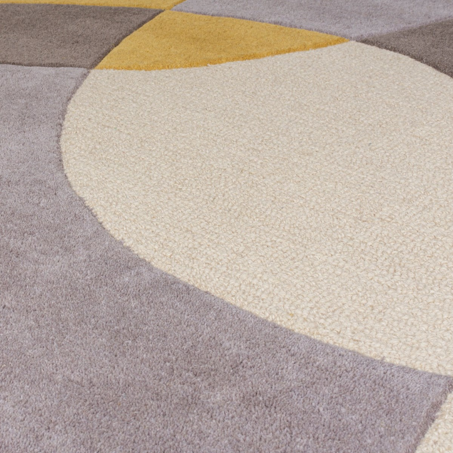 Tapis salon et chambre moderne pure laine GLEE