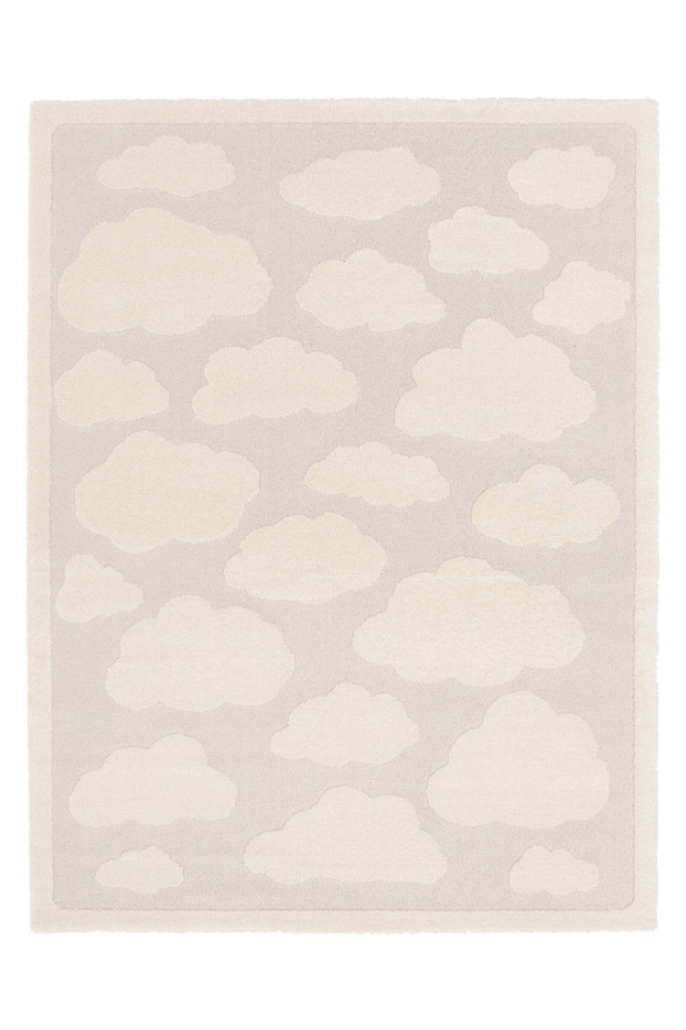 Tapis enfant avec effet relief NUAGES