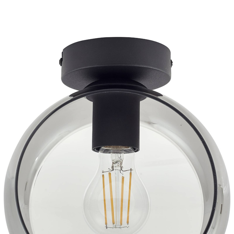 Plafonnier en verre moderne, Roton