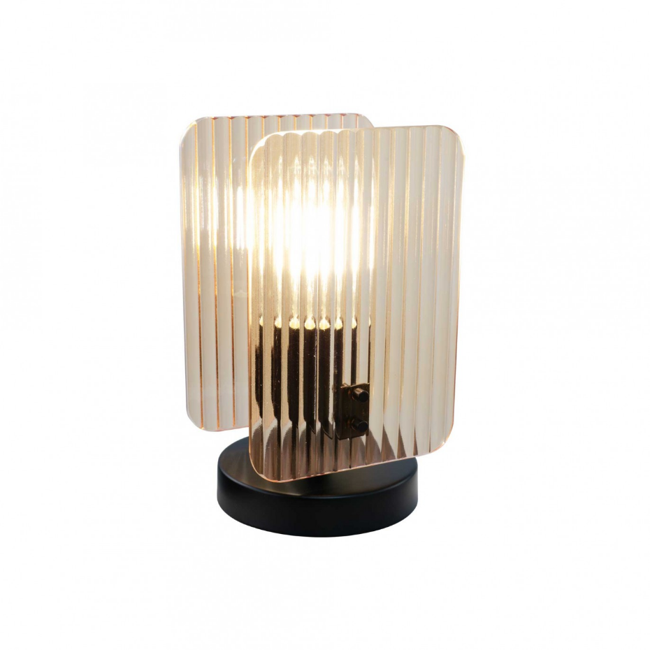 Lampe à poser en verre et métal, BOSCA