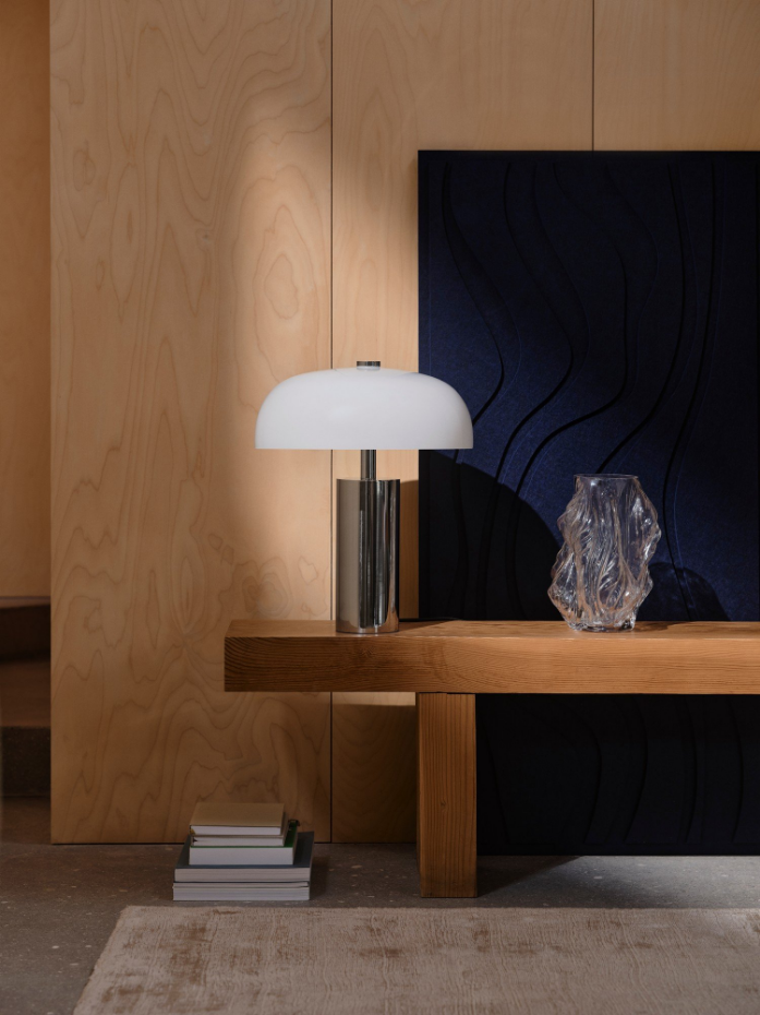 Lampe à poser Gabrielle  Métal Chromé ,  H. 43 - IP20 - E14 /  Nordlux Intérieur