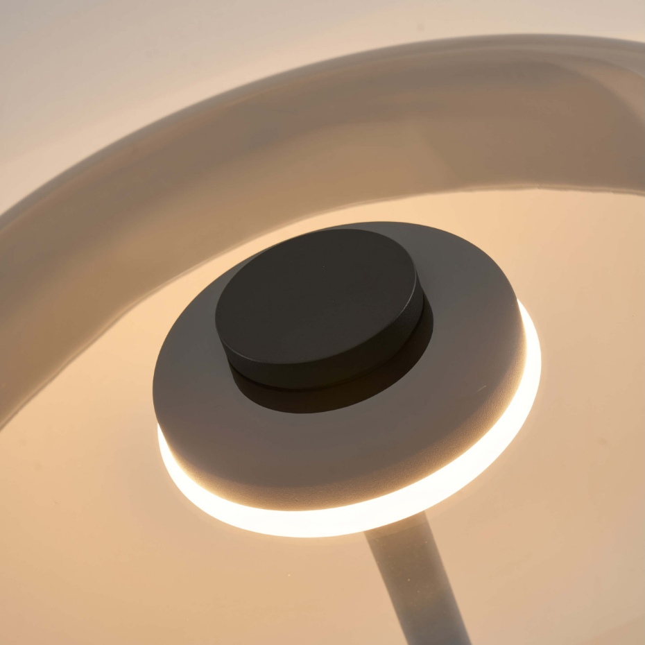 Suspension LED verre disque design - RICCARDO