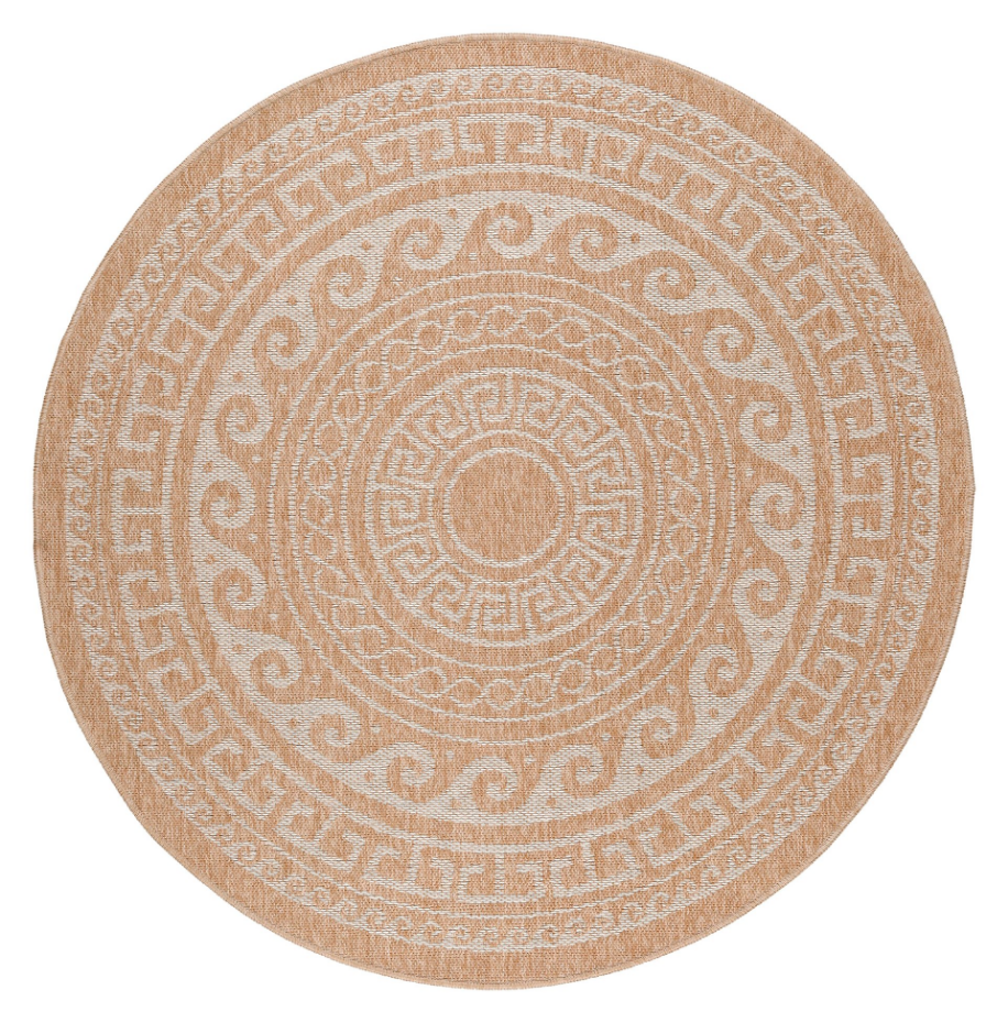 Tapis extérieur rond à motif COMILLA