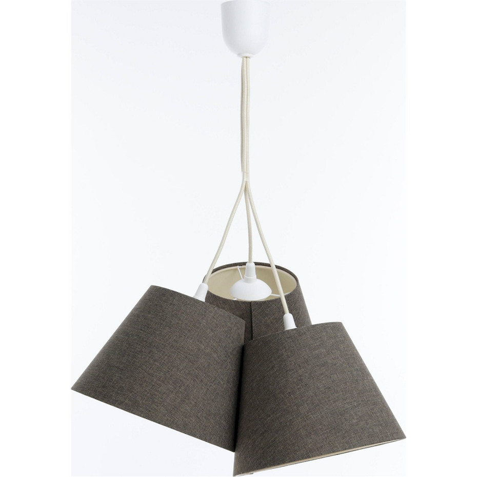 Suspension ronde en tissu style boho élégant
