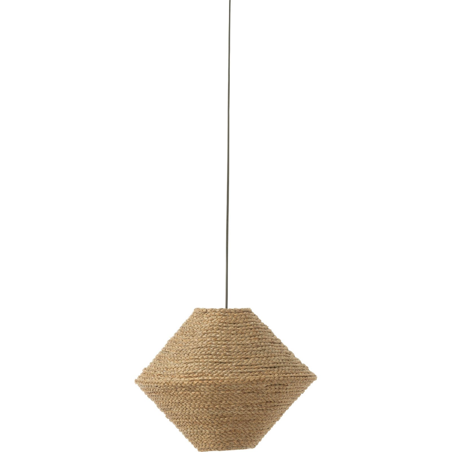 Suspension soucoupe en jonc de mer rond
