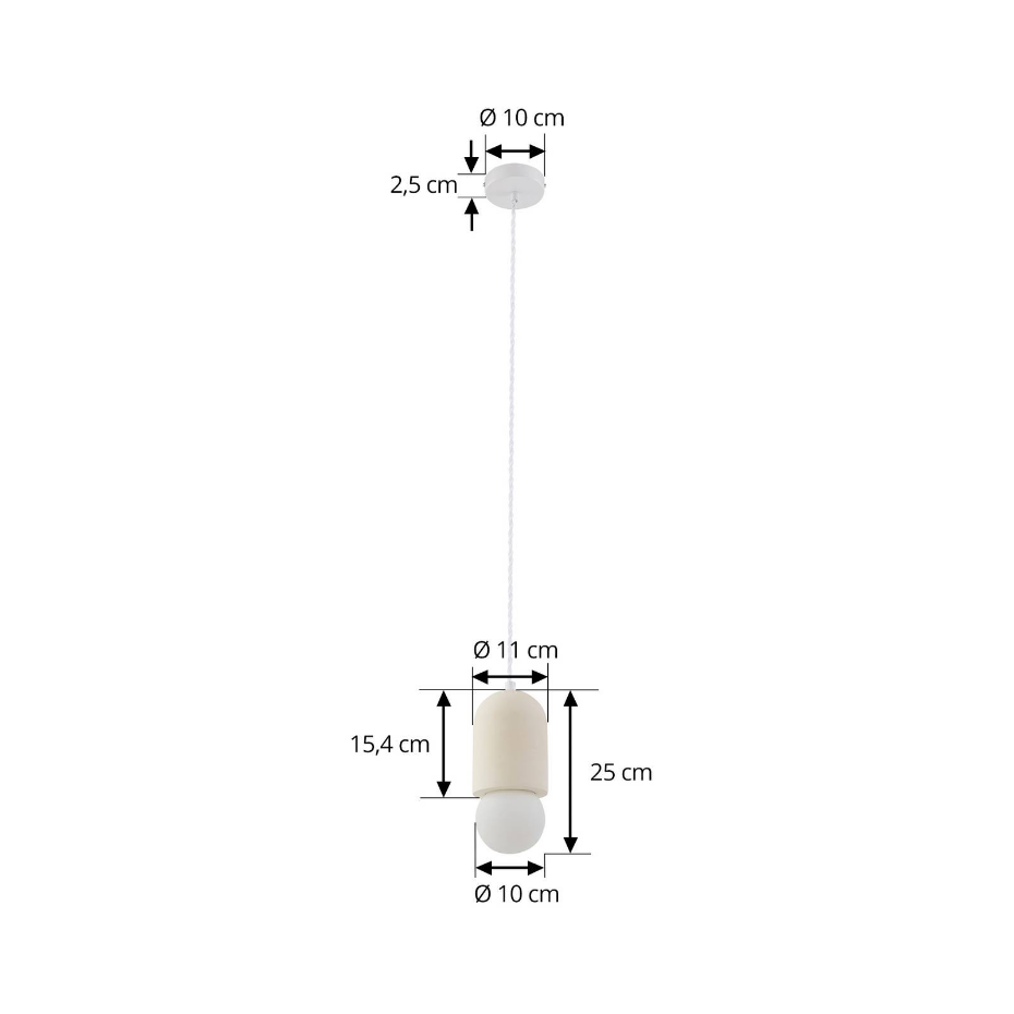 Suspension en plâtre moderne, Nielson