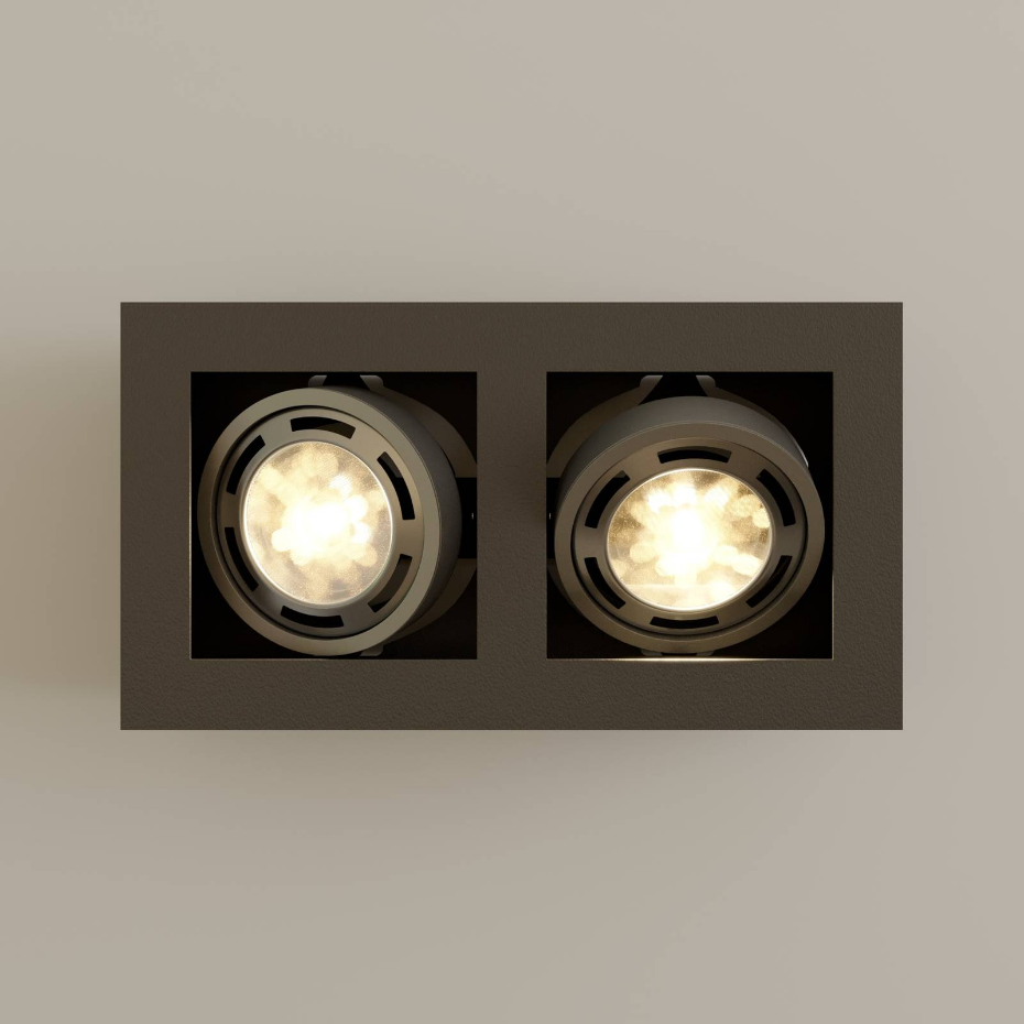 Plafonnier en aluminium moderne, Ronka