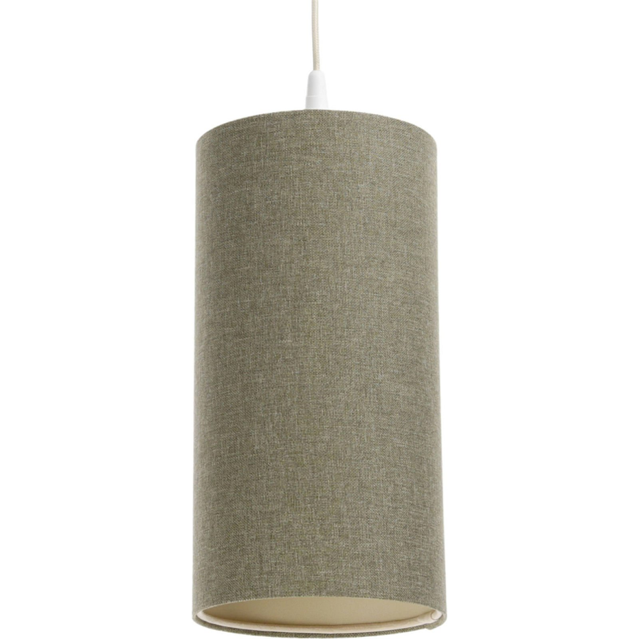 Suspension en lin rond Boho Elegant