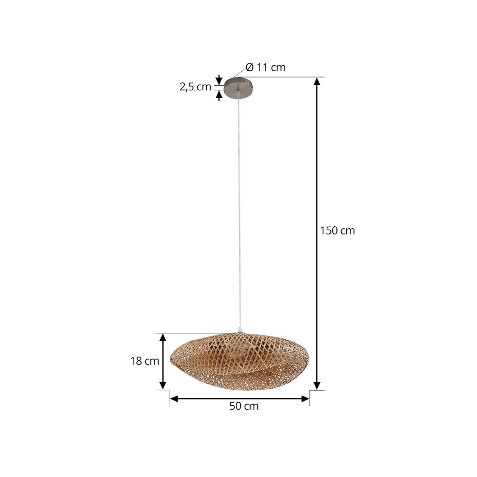 Suspension en bois traditionnelle, Eleane