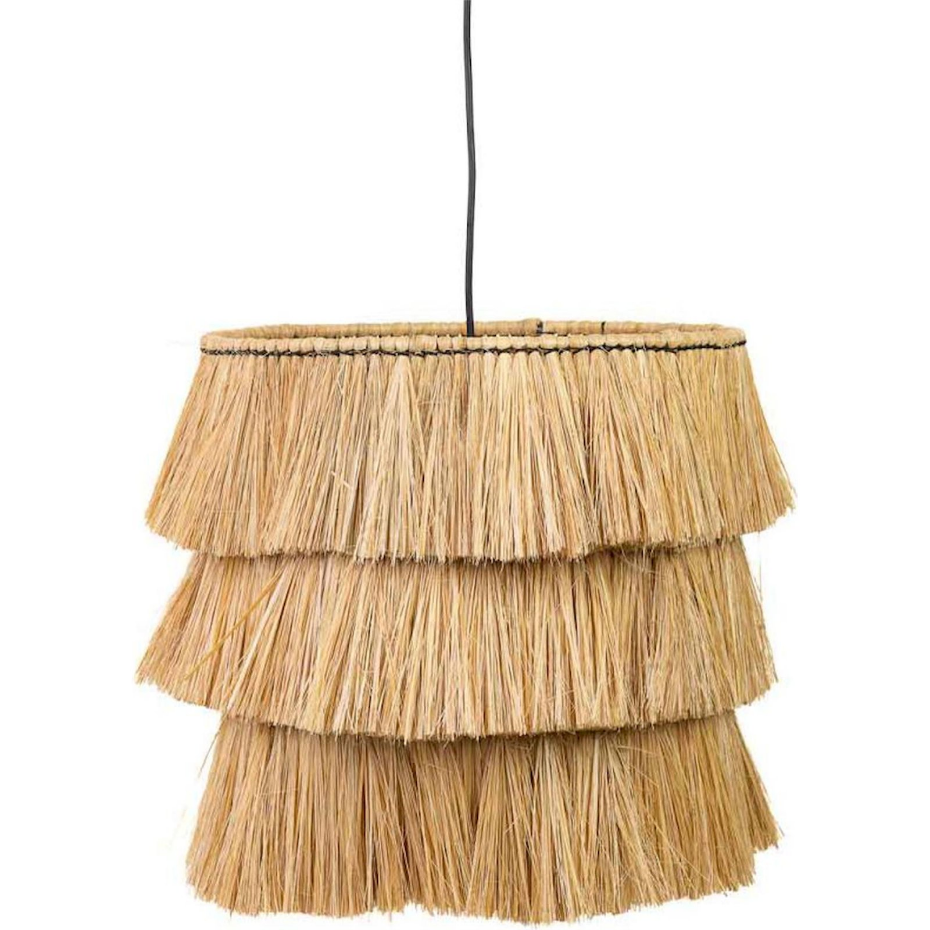 Suspension en fibres et métal forme ronde